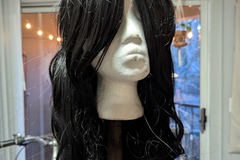 Selling with online payment: Arda Luthien Black Wig - Long, Good Condition
