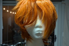 Selling with online payment: Orange Short Wig