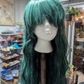 Selling with online payment: Long Dark Green Wig