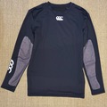 Winter sports: JUNIOR UNISEX THERMOREG LONG SLEEVED TOP NAVY