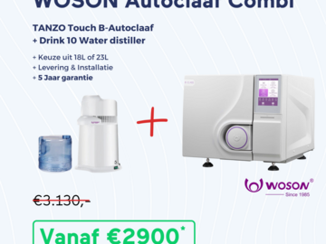 Gebruikte apparatuur: Woson B-Autoclaaf Combi