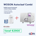 Gebruikte apparatuur: Woson B-Autoclaaf Combi