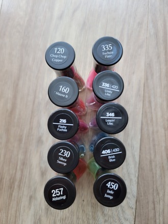 Sally Hansen Nail Polish. Lot of 33. Mega strength and Insta Dri