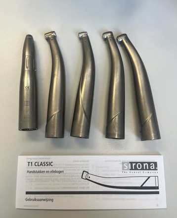  Sirona SL 4 x hoekstukken 1x techniekhoekstuk