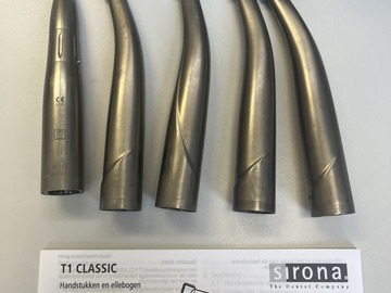 Gebruikte apparatuur:  Sirona SL 4 x hoekstukken 1x techniekhoekstuk