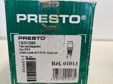 À vendre: VANNES URINOIR POUR P60B