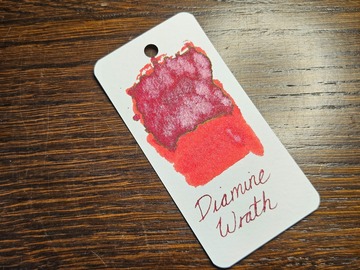 Selling: Diamine Seven Deadly Sins - Wrath Ink Sample 5ml