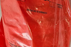 À vendre: Grillage (filet) Avertisseur rouge 0.30 x 100m