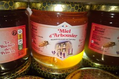 Les miels : Miel d ARBOUSIER en pot de 500gr d'origine Nîmoise