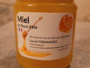 Les miels : Miel d'été toutes fleurs de la Drôme