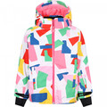 Winter sports: Stella McCartney Color Blocks Logo Ski Jacket in White