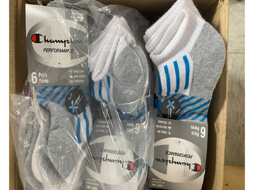 Bulk Lots: 36x Champion women's Dbl Dry Socks