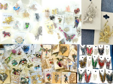 Bulk Lots: 144x Pins and Brooch Assortments