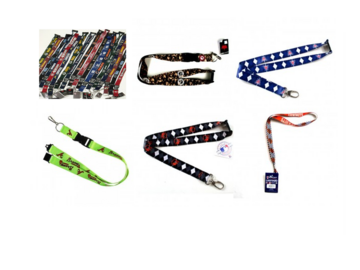 Bulk Lots: 50x Authentic Sports Teams Lanyards Mixed