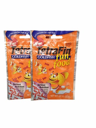 Tetra Fin Goldfish Fun Food Resealable packs 50 count