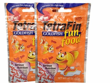 Bulk Lots: Tetra Fin Goldfish Fun Food Resealable packs 50 count