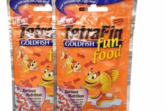 Bulk Lots: Tetra Fin Goldfish Fun Food Resealable packs 50 count