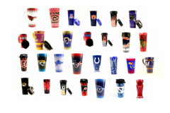 Bulk Lots: 50x Authentic Sports Teams Tumblers Mixed