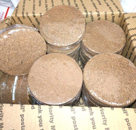 Coconut Fiber Bedding Pucks from Cranberries Hermit Crab