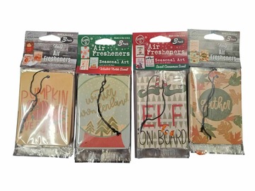 Bulk Lots: Car air fresheners Seasonal Great Scents NEW 3 piece packs 