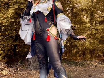 Selling with online payment: Shenhe (Genshin Impact) Full Custom Cosplay Set