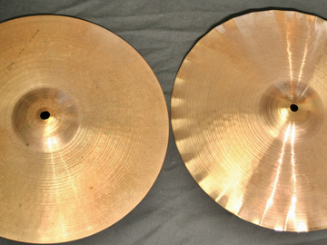 Selling with online payment: 1978 Paiste Black label 2002 14" sound edge hi-hats