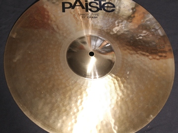 Selling with online payment: 2008 Paiste Prototype 17" crash cymbal  weighs 1270 grams