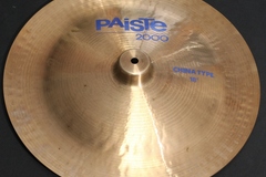 Selling with online payment: Paiste 2000 Blue ink 18" China type cymbal  weighs 1240 grams