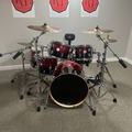 Selling with online payment: RL Drums Evolution Red Sparkle Fade Complete Turnkey Drum Set