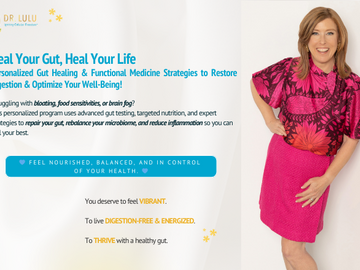 Wellness Session Packages: Heal Your Gut, Heal Your Life with Dr. LuLu
