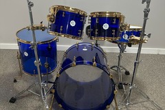 Selling with online payment: Navy Blue Acrylic Shell Pack W/Gold Hardware RLNBSASPGH-5P-20