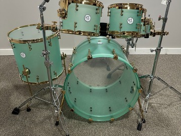 Selling with online payment: Frost Coke Bottle Green Acrylic Shell Pack W/Gold Hardware RLFCBG