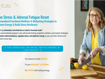 Wellness Session Packages: The Stress & Adrenal Fatigue Reset with Dr. LuLu