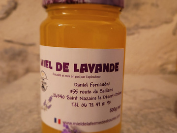Les miels : Miel de lavande de la Drôme