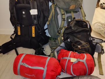 Renting out: Renting hiking gear