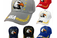 Bulk Lots: American Pride Hats Eagle