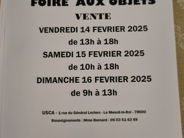 Actualité: Foire aux objets