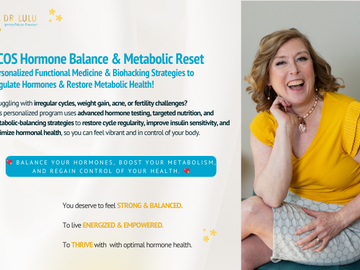 Wellness Session Packages: PCOS Hormone Balance & Metabolic Reset with Dr. LuLu