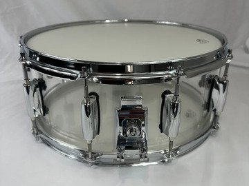 Selling with online payment: Clear Acrylic Snare Drum SD-14-6-C