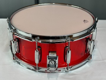 Selling with online payment: Red Acrylic Snare Drum SD-14-6-R