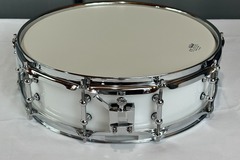 Selling with online payment: Arctic White Acrylic Piccolo Drum ASD-14x4-W