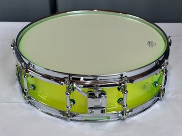 Selling with online payment: Fluorescent Green Acrylic Piccolo Drum SD14x4-FG