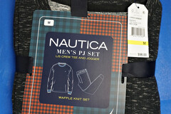 Bulk Lots: 23x UNITS/ SETS=46pc Mens Nautica Waffle PJs M & L 