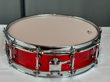 Selling with online payment: Red Acrylic Piccolo Drum SD14x4-R