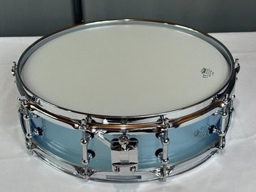 Selling with online payment: Transparent Blue Acrylic Piccolo Drum SD14x4-TB