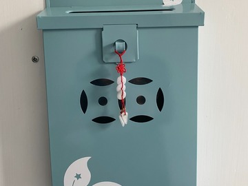  : HK Letter Box in iceblue lacquer