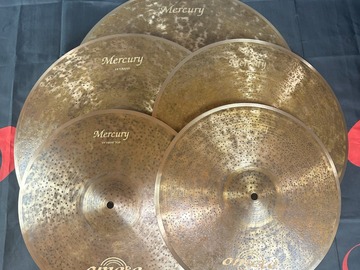 Selling with online payment: Omete Mercury Series Cymbals- 5 Pack