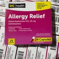 Bulk Lots: 74 Boxes DG Health Allergy Relief