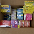 Bulk Lots: NEW 108PC OTC Medicines Advil Cold Flu Pain Relief