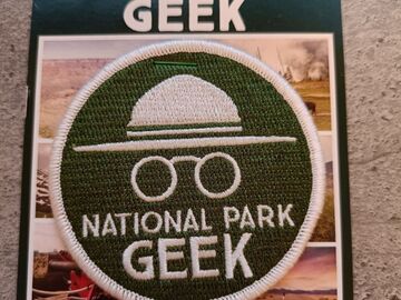 Myydään: Kangasmerkki "National Park Geek"